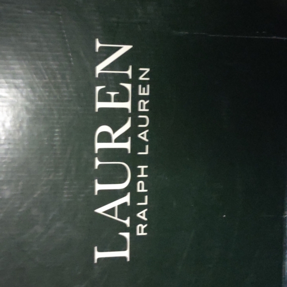 Ralph Lauren black burnished calf boots. Size 9 - Picture 1 of 6